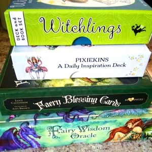 SET OF FOUR ORACLE DECKS!